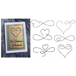 Stickserie - Unendliche Liebe Doodle